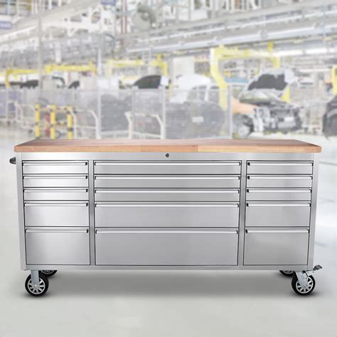 72 inch stainless steel tool box|72 tool chest on wheels.